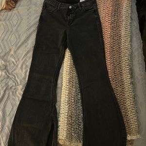 Hollister flare, split hem, jeans